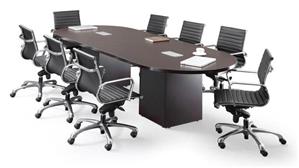 Conference Tables Office Source 8ft Racetrack Conference Table with Cube Bases