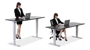 Adjustable Height Desks & Tables Office Source 6ft x 30in Electric Adjustable Height Table