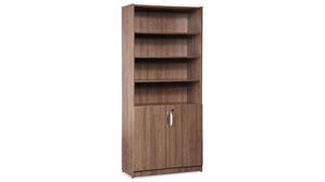 Bookcases Office Source 72in High Bookcase with Doors