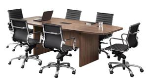 Conference Tables Office Source 8ft Boat Shaped Slab Base Conference Table