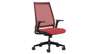 Office Chairs Office Source High Back Mesh Chair with Black Base