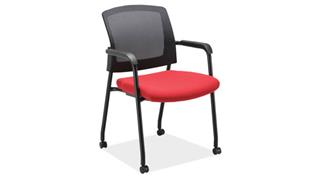 Side & Guest Chairs Office Source Micro Side Chair with Casters
