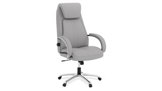 Office Chairs Office Source Executive High Back Chair with Chrome Frame