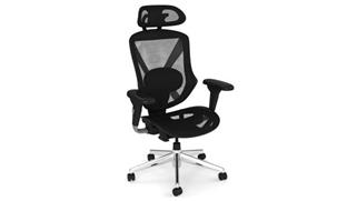 Office Chairs Office Source Mid Back All Mesh Task Chair with Chrome Base and Casters