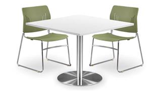 Cafeteria Tables Office Source 30" Square Top Cafeteria Table