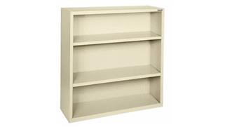 Bookcases Office Source 35in W x 42in H - 3 Shelf Steel Bookcase