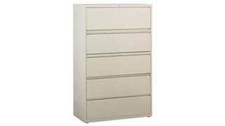 File Cabinets Office Source 30in W Five Drawer Lateral File