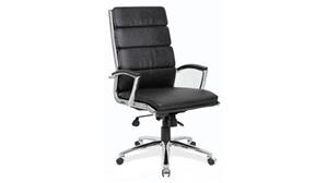 Office Chairs Office Source Executive High Back Chair (Black Waffle Vinyl)