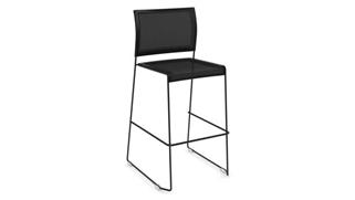 Stacking Chairs Office Source Mesh Stack Chair - Cafe Height