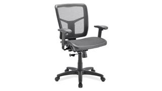Office Chairs Office Source Cool Mesh Task Chair with Arms and Black Frame