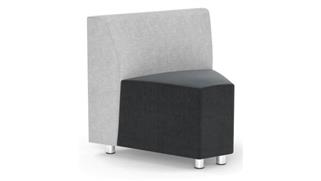 Accent Chairs Office Source Armless Corner Modular Chair