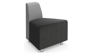 Accent Chairs Office Source Armless Wedge with Back