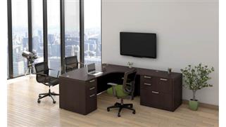 L Shaped Desks Office Source 72in x 96in L Shaped Desk