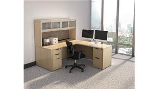 L Shaped Desks Office Source 72in x 83in L Shaped Desk Unit