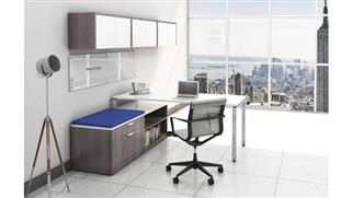 L Shaped Desks Office Source 60" x 61" L Shaped Desk Unit