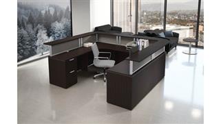 Reception Desks Office Source U Shaped Reception Desk