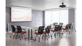 Training Tables Office Source 60" W Training Tables (5) and Mobile White Board