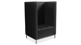 Side & Guest Chairs Office Source Modular Privacy Chair Cubby