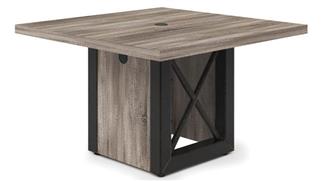 Conference Tables Office Source Square Conference Table with Cubed Base