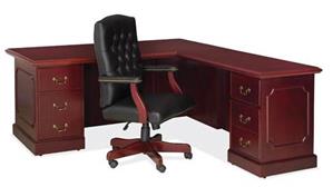 L Shaped Desks Office Source 72" x 84" Veneer L Shaped Desk