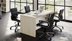 Cypress / Pearl White as a conference table
