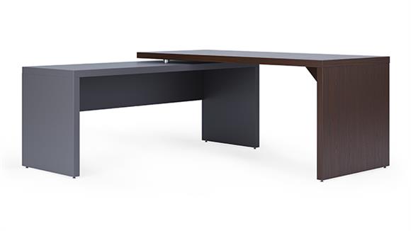72in x 71in L-Shape Reversible Desk