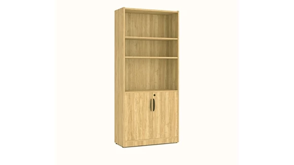 72in High Bookcase with Doors