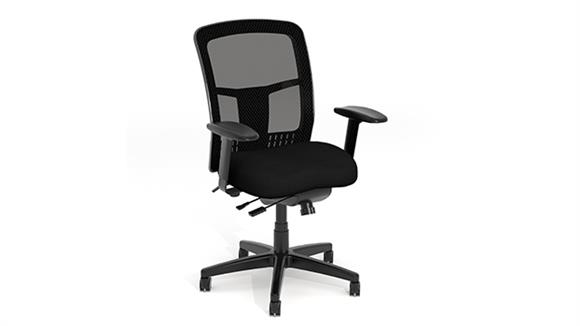 Cool Mesh High Back Multi Function Chair with Black Base