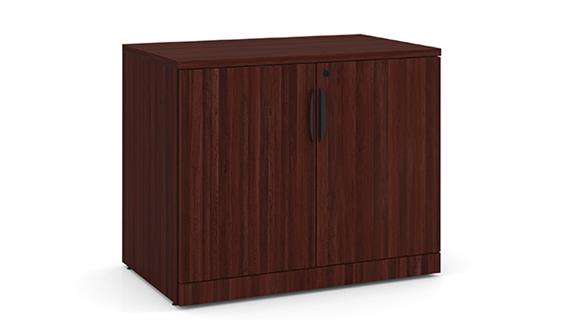 29-1/2in H Laminate Wood Door Storage Cabinet