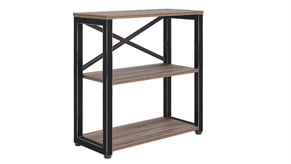 36in Metal Bookcase