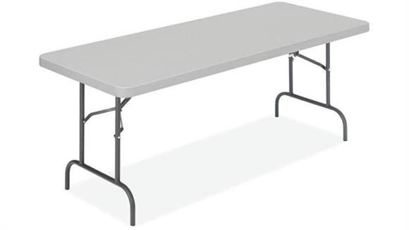 8ft x 30in Blow Mold Folding Table