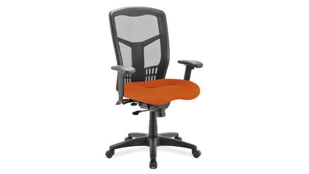 Orange Fabric Seat