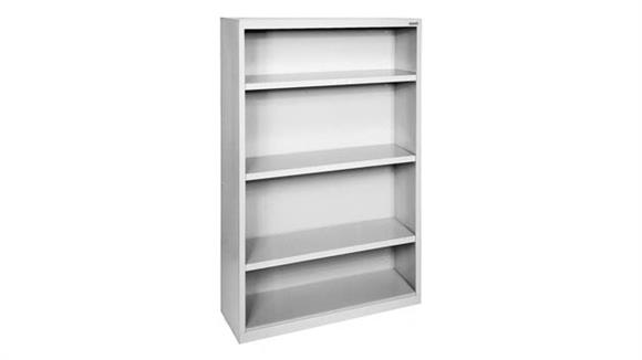 35in W x 52in H - 4 Shelf Steel Bookcase