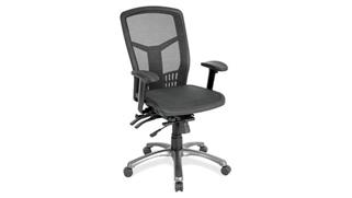 Office Chairs Office Source Furniture Cool Mesh High Back Chair with Mesh Seat and Aluminum Base