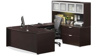 U Shaped Desks Office Source Furniture U Shaped Desk with Hutch