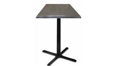 Cafeteria Tables Office Source Furniture 30in Height, 36in x 36in Square in Door/Outdoor Table with X Base