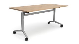 Training Tables Office Source Furniture 60in x 24in Flip Top Nesting Table