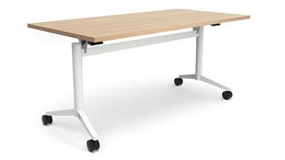 Training Tables Office Source Furniture 6ft x 30in Flip Top Nesting Table
