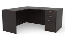 L Shaped Desks Office Source Furniture 60in x 60in Single BBF Pedestal L-Shaped Desk