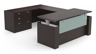 U Shaped Desks Office Source Furniture U-Shaped Standing Desk