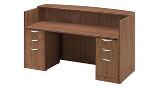 Reception Desks Office Source Furniture Double Pedestal Reception Desk
