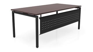 Writing Desks Office Source Furniture 72in x 36in OnTask Table Desk with Modesty Panel
