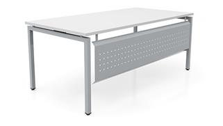 Writing Desks Office Source Furniture 72in x 36in OnTask Table Desk with Modesty Panel