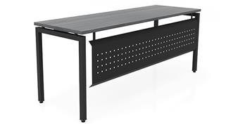 Writing Desks Office Source Furniture 72in x 24in OnTask Table Desk with Modesty Panel