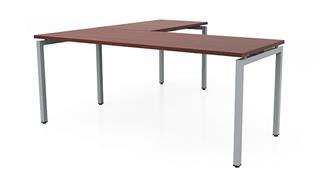 L Shaped Desks Office Source Furniture 72in x 72in L-Desk (72inx30in Desk, 42inx24in Return)