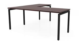 L Shaped Desks Office Source Furniture 66in x 72in L-Desk (66inx30in Desk, 42inx24in Return)