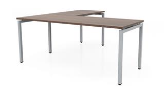 L Shaped Desks Office Source Furniture 66in x 72in L-Desk (66inx30in Desk, 42inx24in Return)