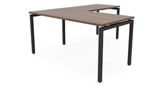 L Shaped Desks Office Source Furniture 60in x 66in L-Desk (60inx30in Desk, 36inx24in Return)