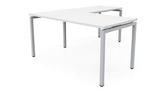 L Shaped Desks Office Source Furniture 60in x 72in L-Desk (60inx30in Desk, 42inx24in Return)
