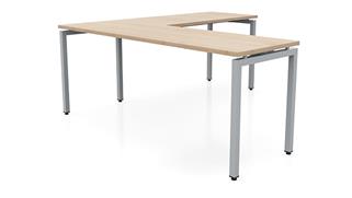 L Shaped Desks Office Source Furniture 66in x 66in Slender L-Desk